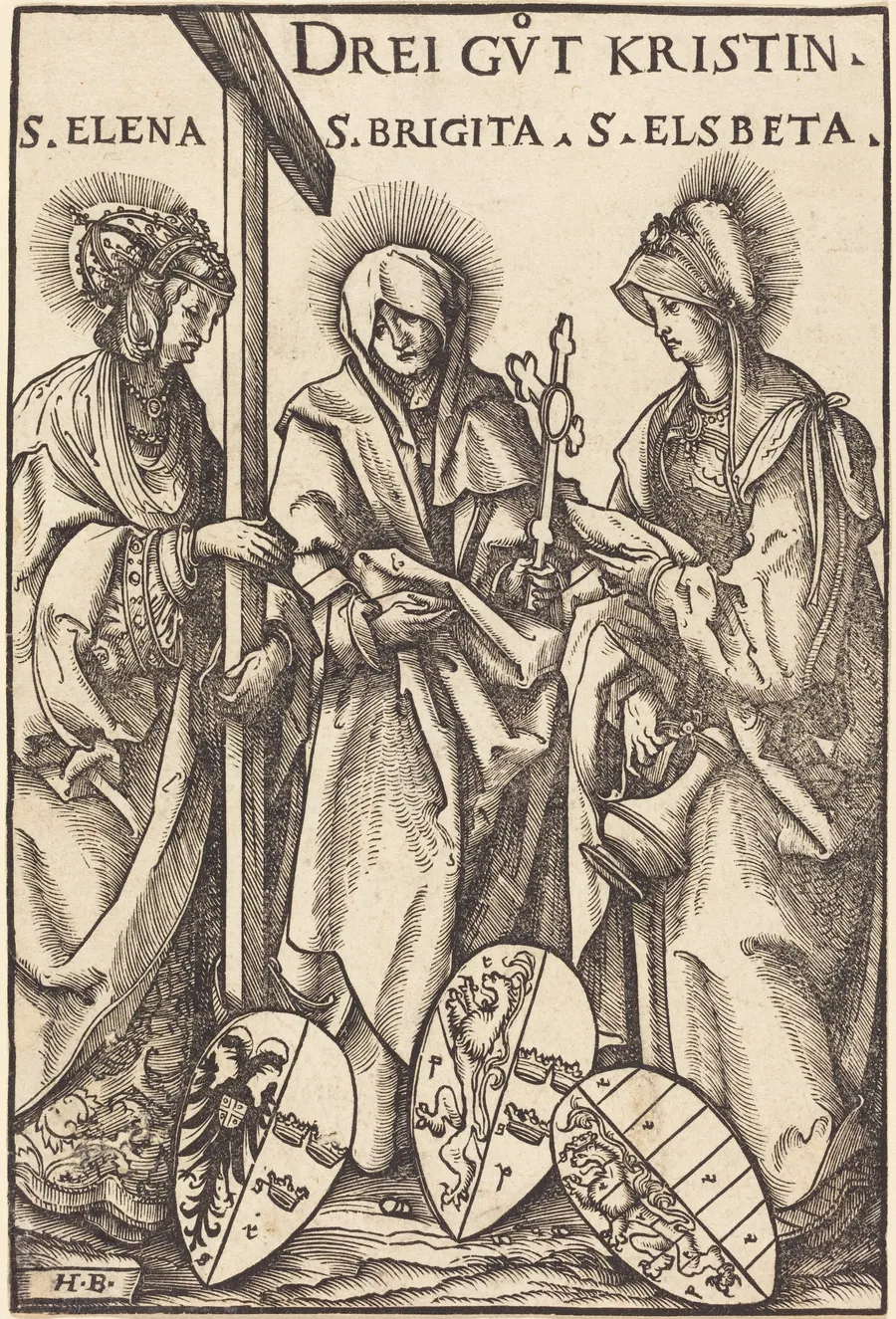 Saint Helena, Saint Brigitta and Saint Elizabeth by Hans Burgkmair I