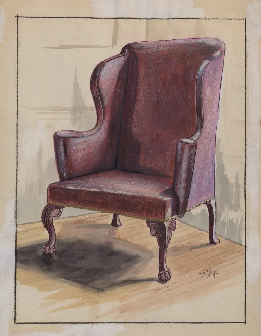 Wing Chair by Michael Trekur