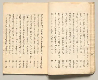 Spread Eleven from Volume Five of People of Japan in Light Verse (Kyōka)
