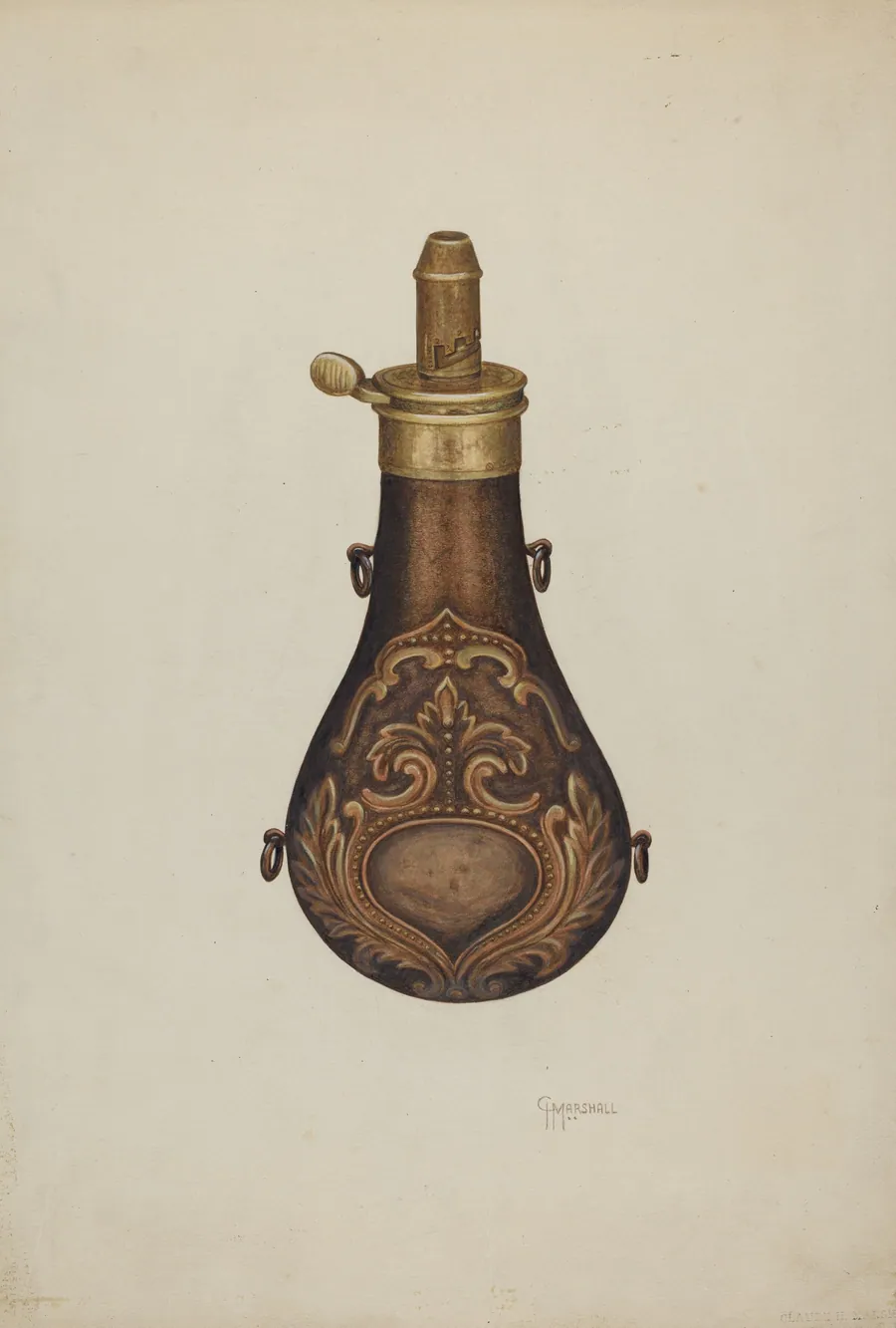 Powder Flask by Claude Marshall