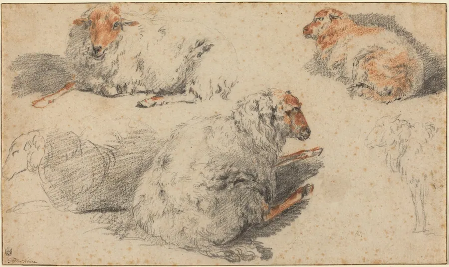 Sheep by Nicolaes Pietersz Berchem