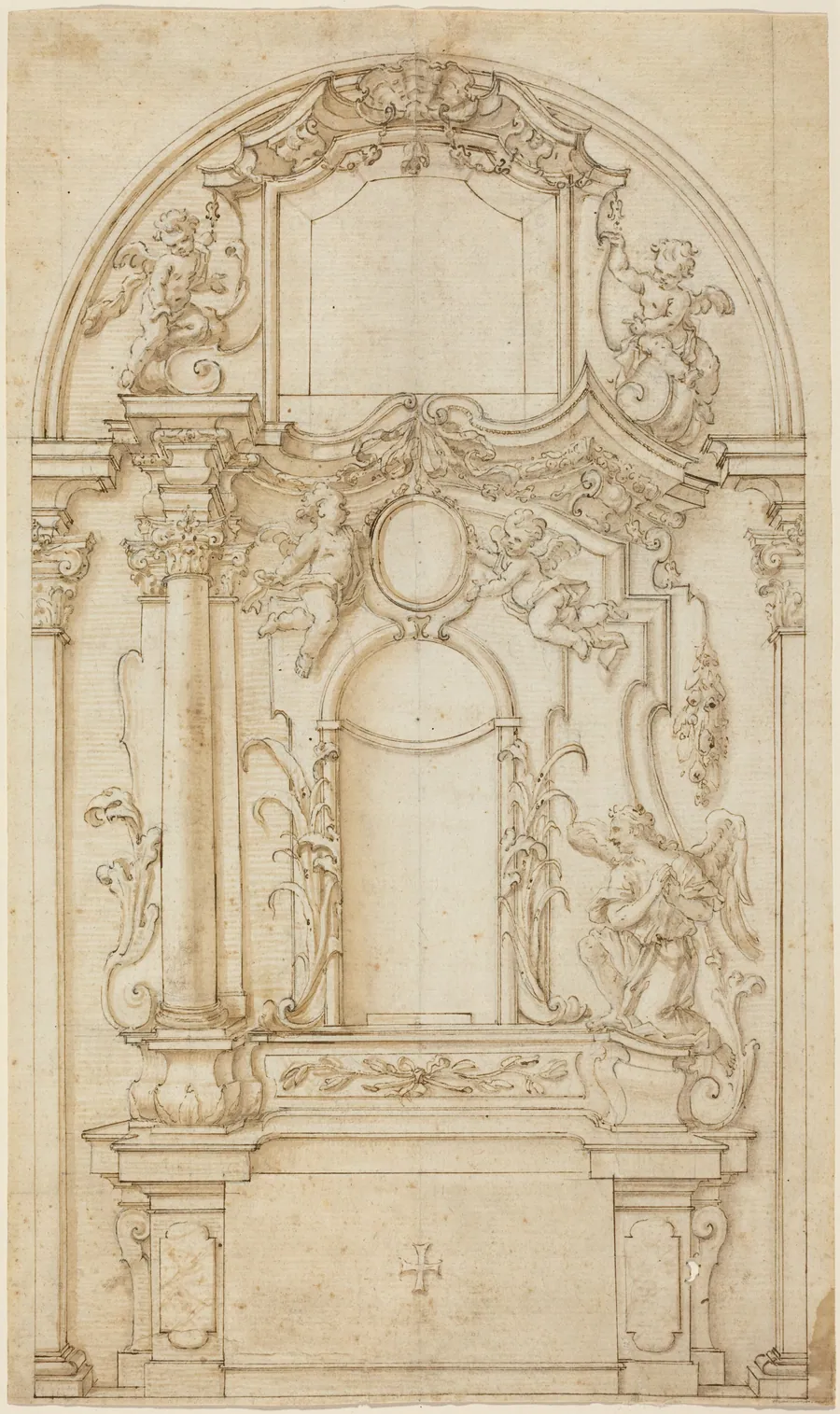 Study for an Altar and a Reredos by German 18th Century