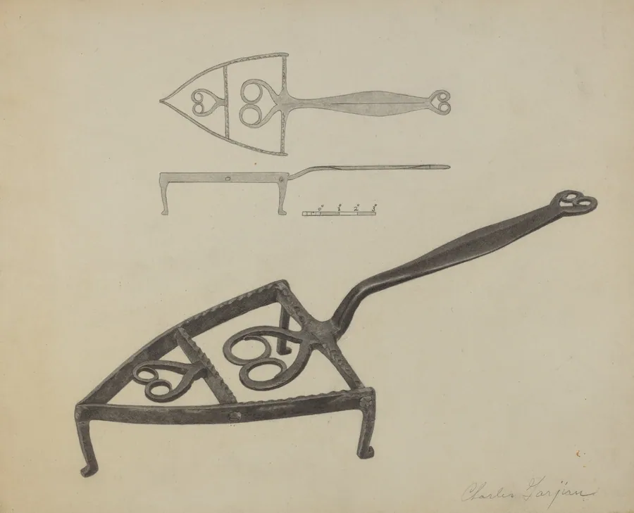 Flat Iron Holder by Charles Garjian