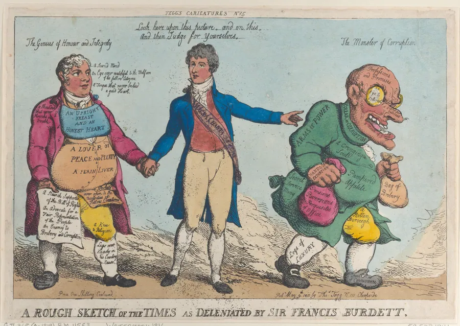 A Rough Sketch of the Times as Delineated by Sir Francis Burdett by Sir Francis Burdett, 5th Baronet