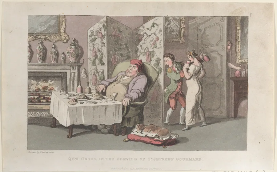 Quae Genus, in the Service of Sr. Jeffery Gourmand by William Combe