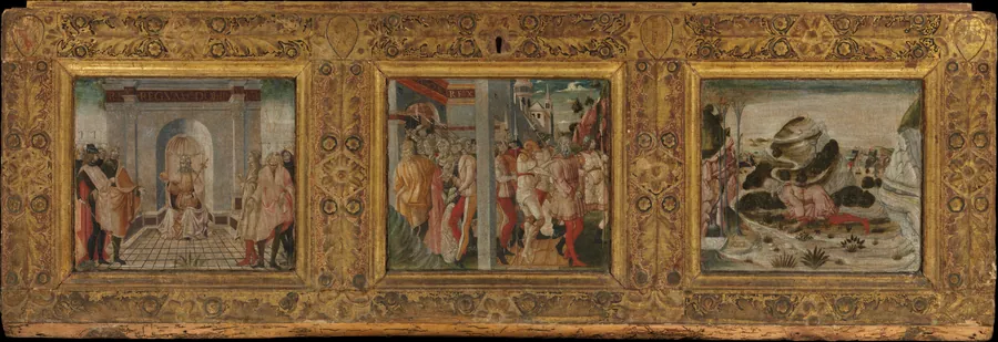 Scenes from the Life of King Nebuchadnezzar by Nicola di Maestro Antonio d'Ancona
