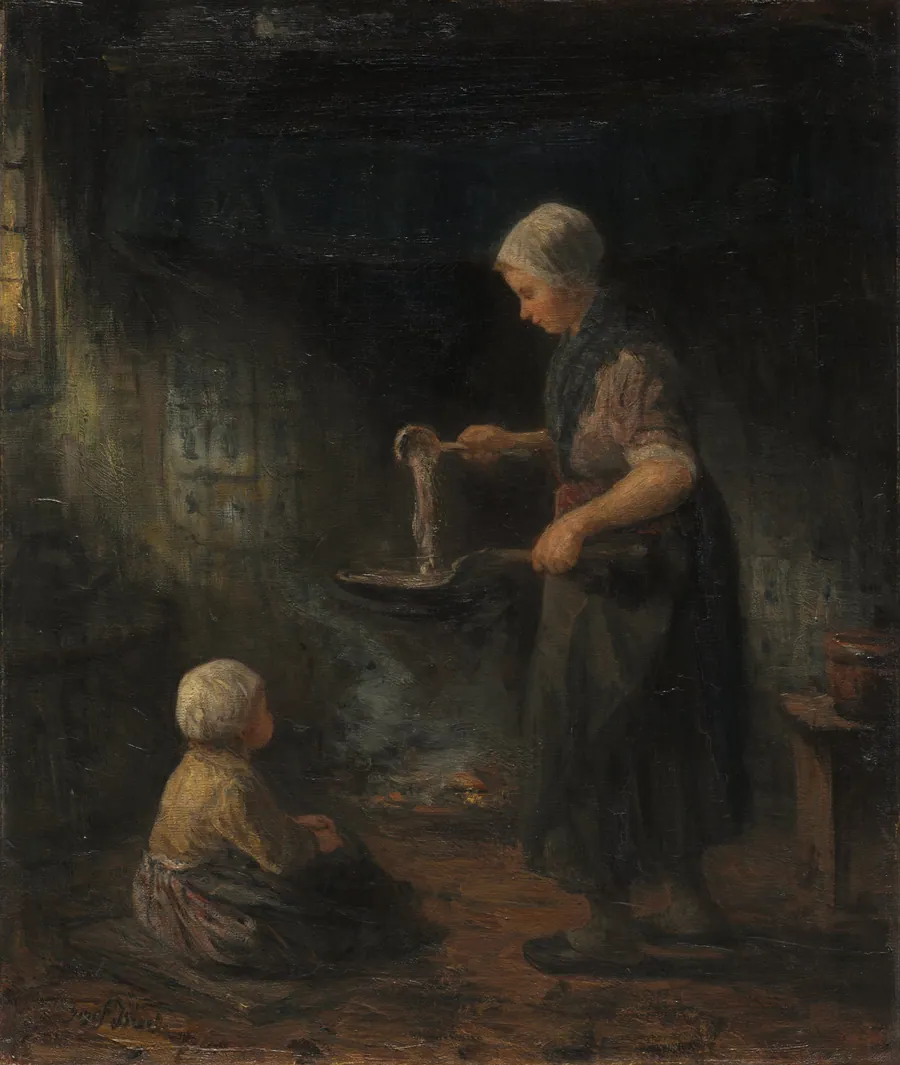 The Pancakes by Jozef Israëls