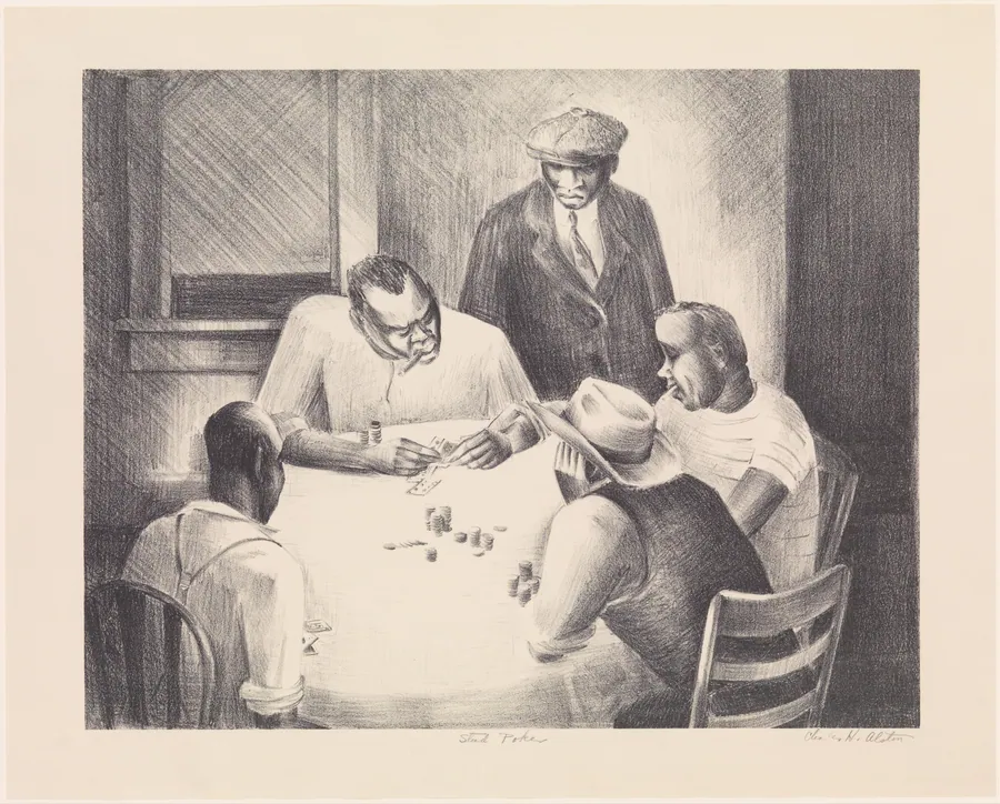 Stud Poker by Charles Henry Alston