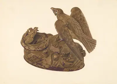 Toy Bank: Bird Feeding its Young