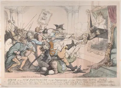 Scene in a New Pantomime to be Performed at the Theatre Royal Paris