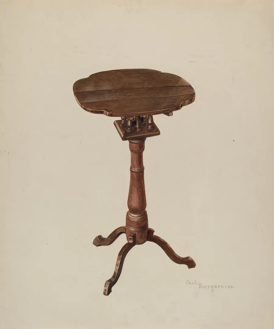 Candle Table by Carl Buergerniss