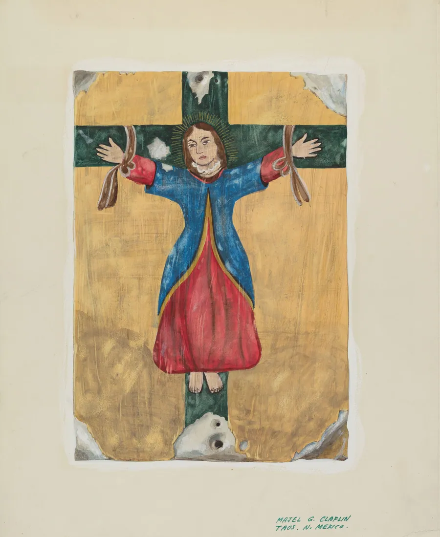 Painting of St. Liberata by Majel G. Claflin