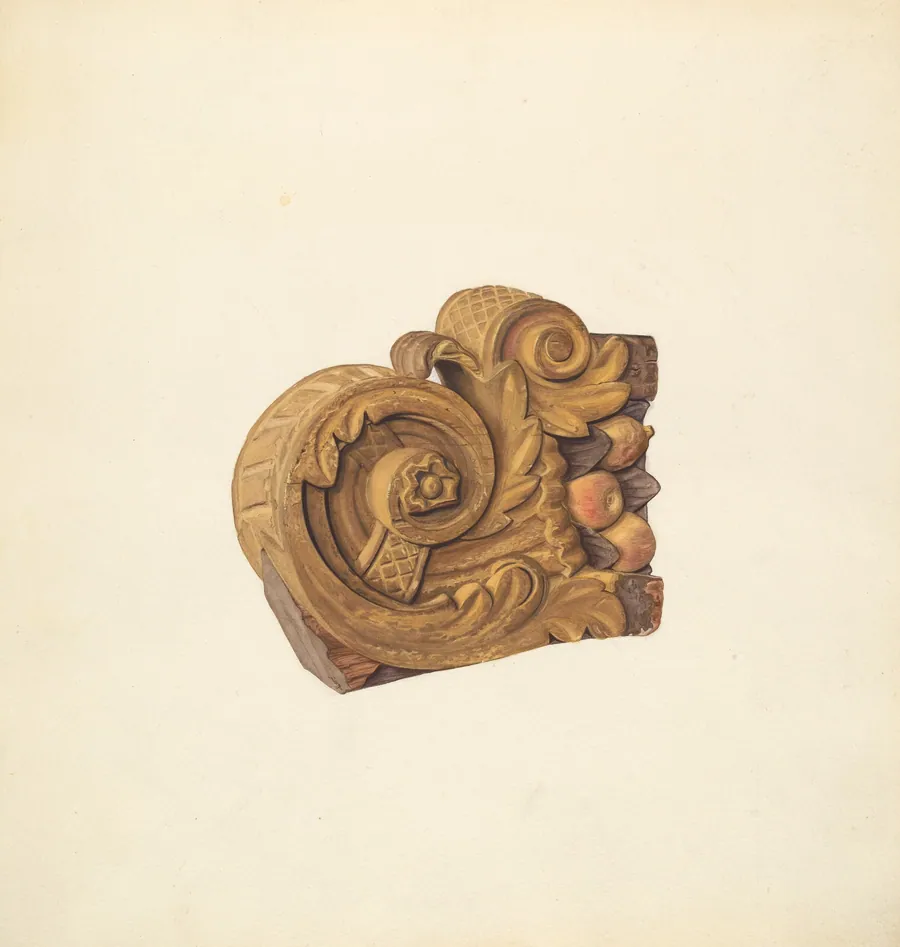 Billethead from a Rockport Schooner by Betty Fuerst