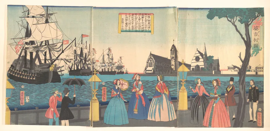 英吉利国|England (Igirisukoku) by Utagawa Yoshitora