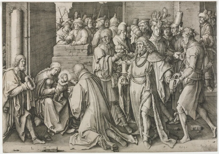 Adoration of the Magi by Lucas van Leyden
