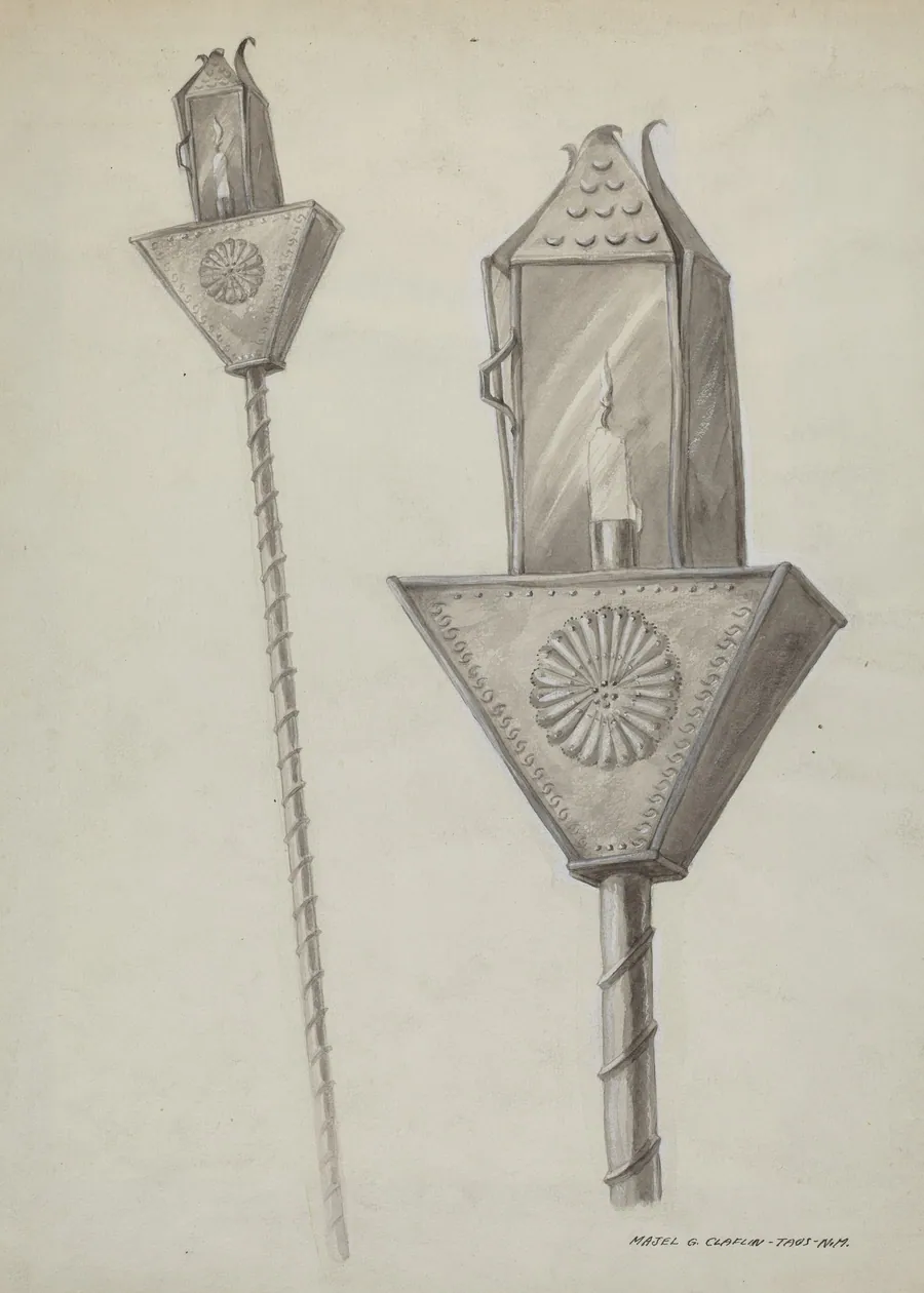 Penitente Processional Lantern by Majel G. Claflin
