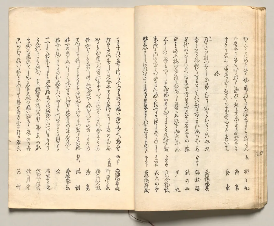 Spread Ten from Volume Five of People of Japan in Light Verse (Kyōka) by Utagawa Hiroshige