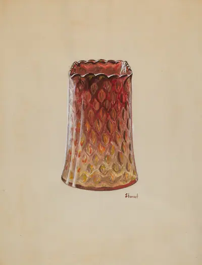 Vase (Amberina)