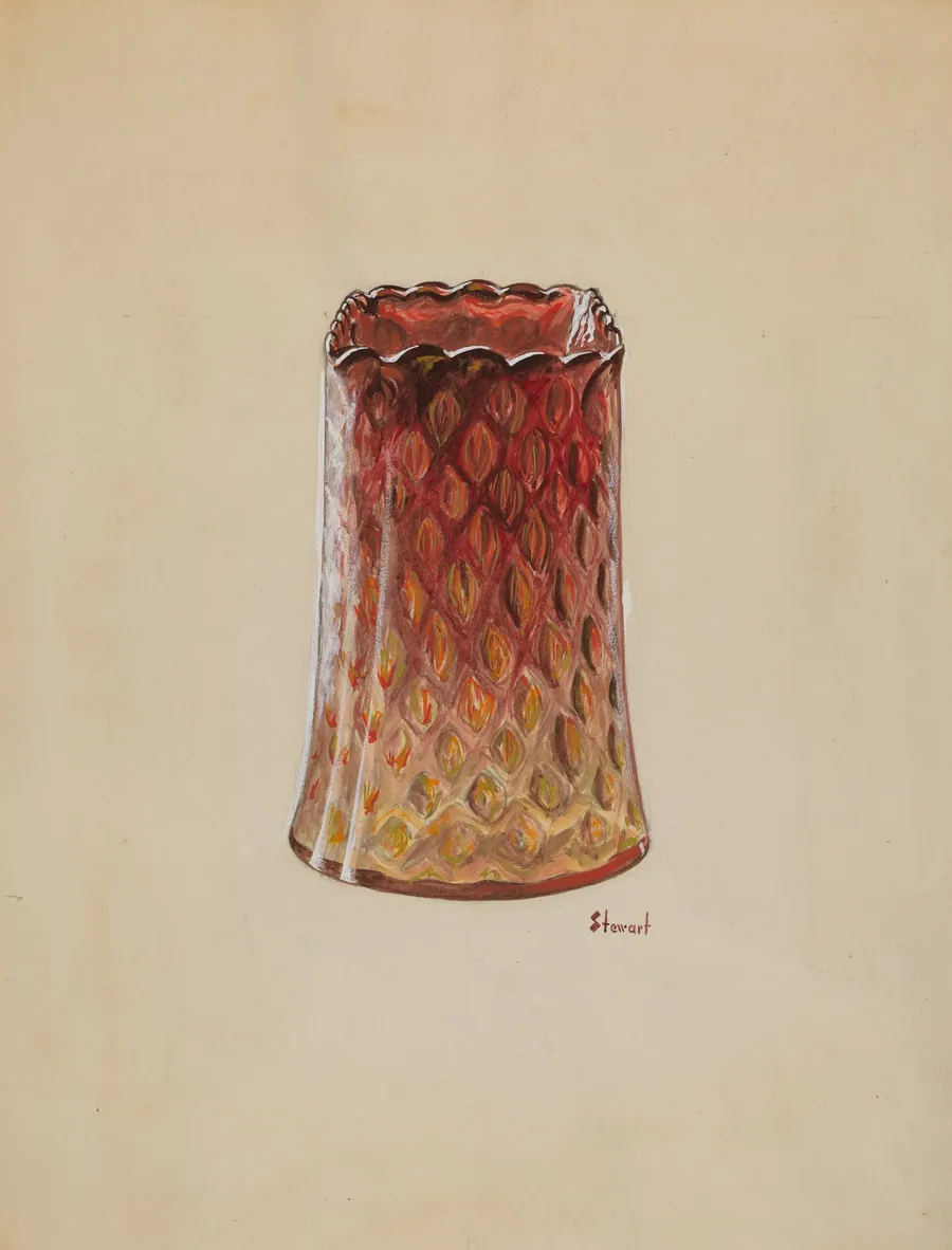 Vase (Amberina) by Robert Stewart