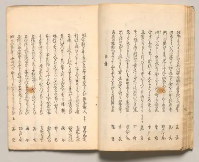 Spread Thirteen from Volume Two of People of Japan in Light Verse (Kyōka)