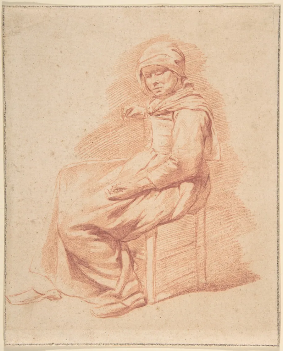 Seated Young Woman by Gerrit Adriaensz Berckheyde