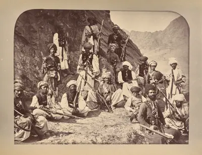 The Khan of Lalpura and Officers