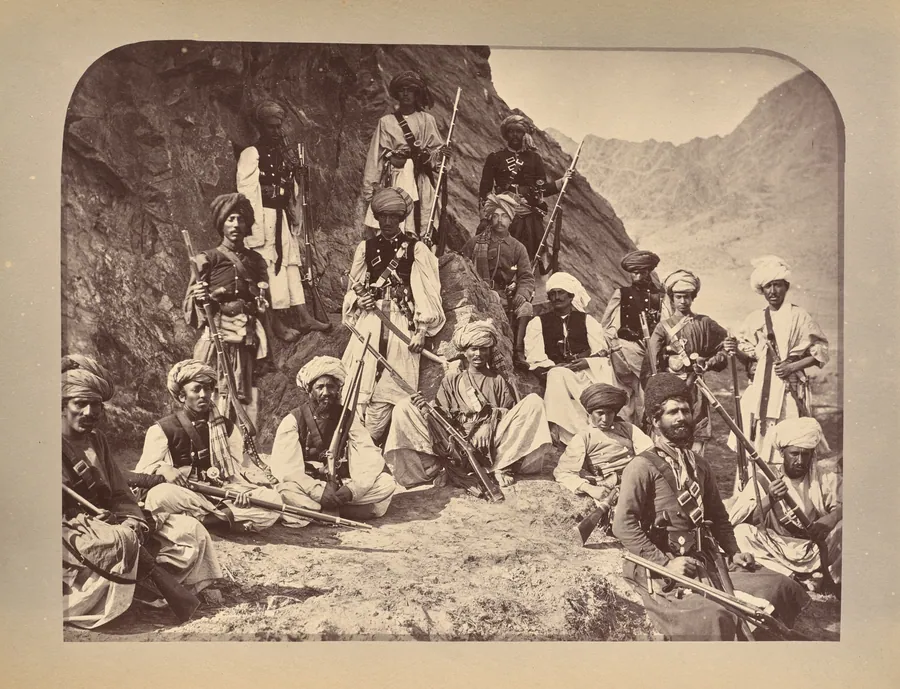 The Khan of Lalpura and Officers by John Burke