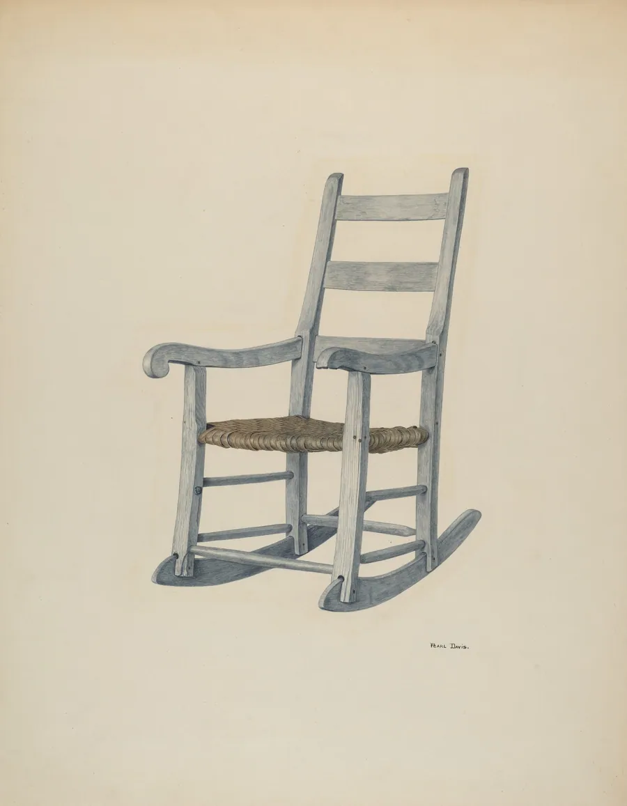 Hickory Rocking Chair by Pearl Davis