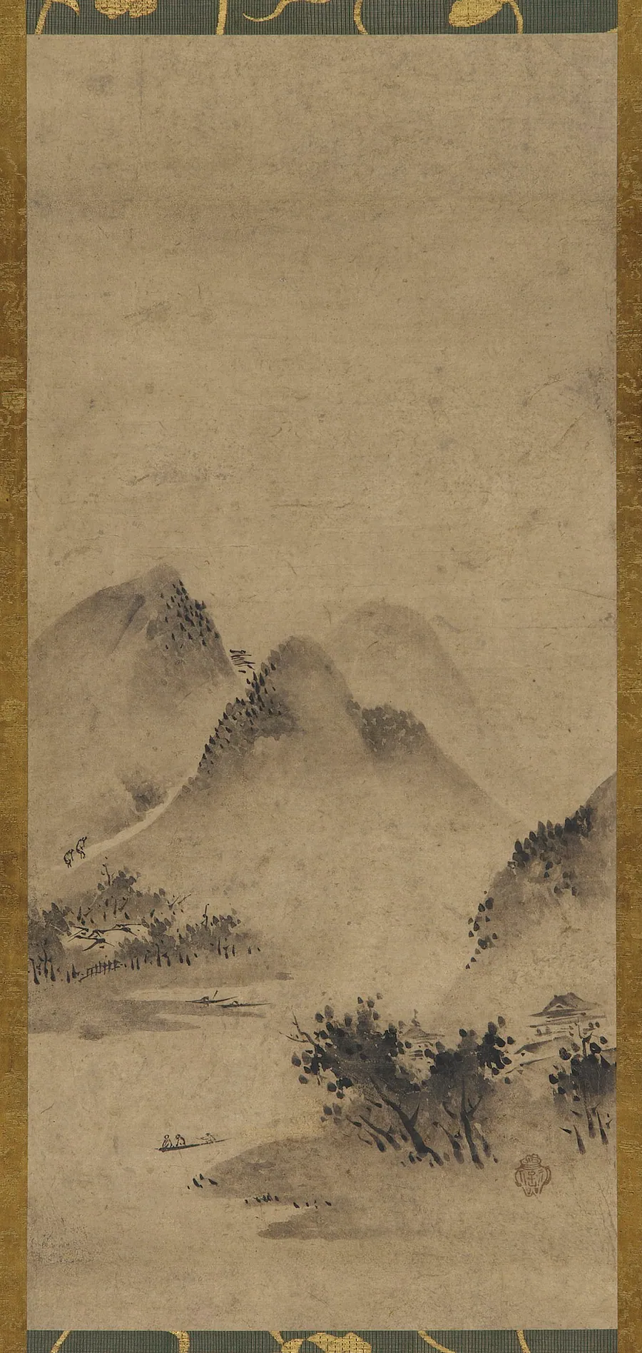 Landscape by Attributed to Kano Motonobu (1476-1559)