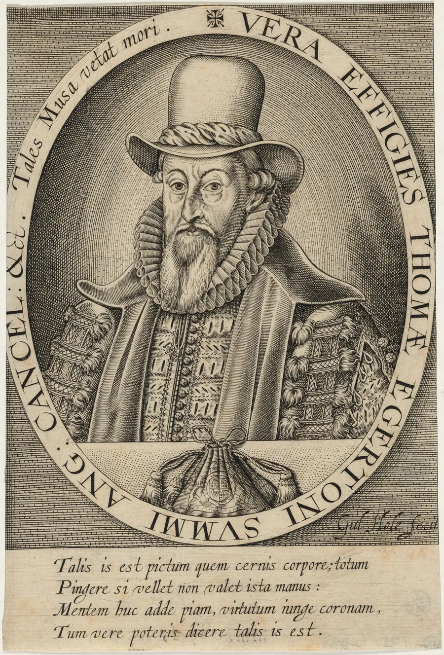 Thomas Egerton, First Viscount Brackley by William Hole
