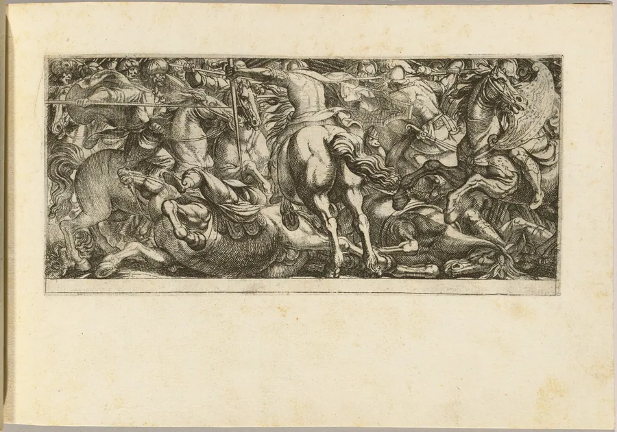 Cavalry Engagement by Antonio Tempesta