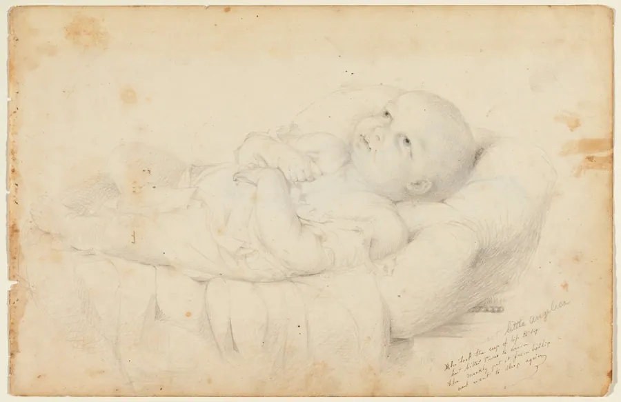 My Poor Sweet Little Angelica by Lilly Martin Spencer