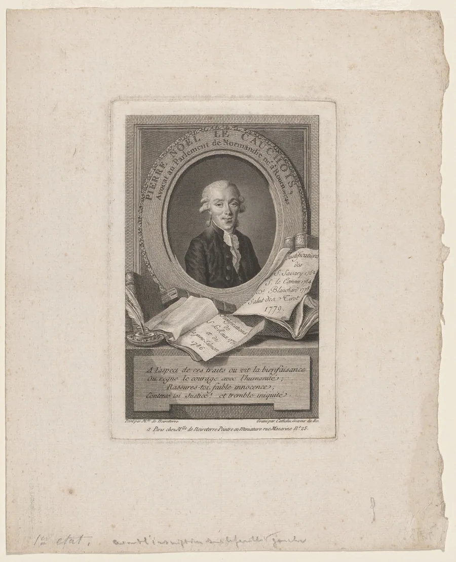 Pierre Noel le Cauchois by Louis-Jacques Cathelin