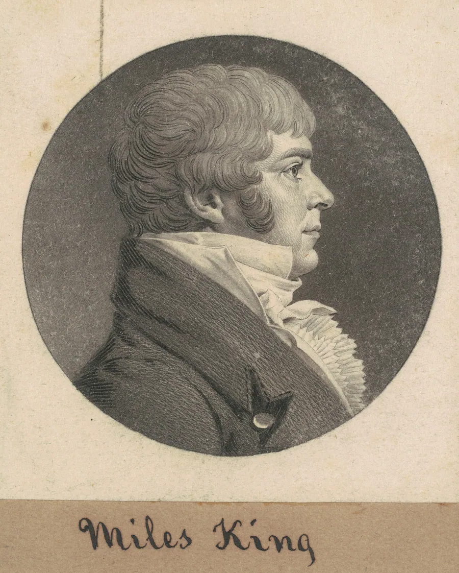 Miles King, Jr. by Charles B. J. Févret de Saint-Mémin