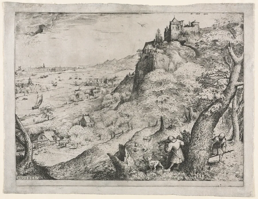 The Rabbit Hunt by Pieter Bruegel