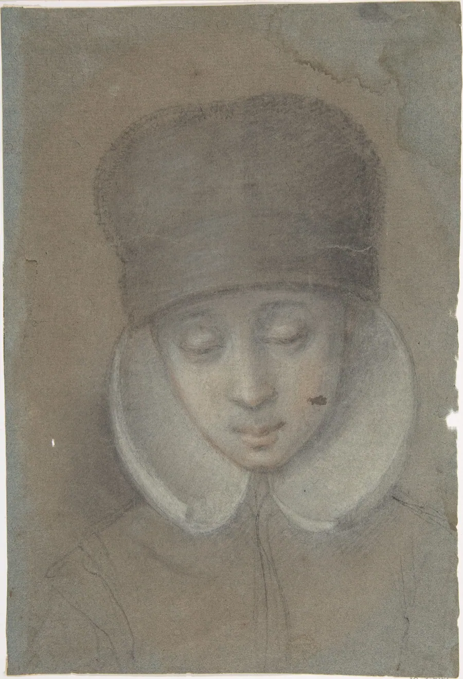 A Girl's Head by Anonymous, Flemish, 17th century