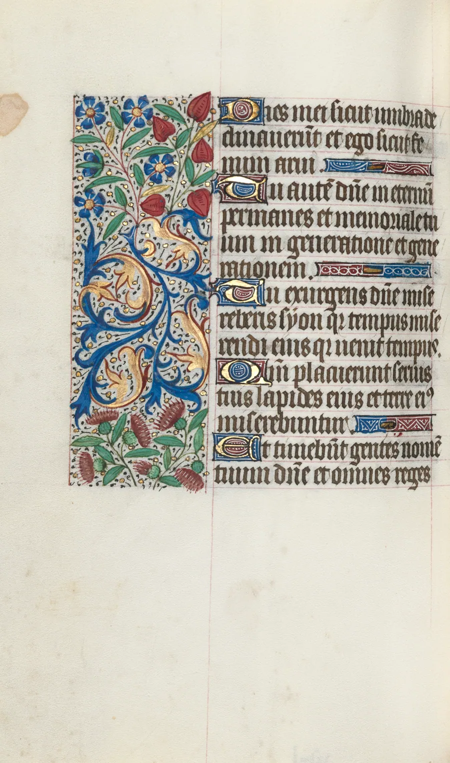 Book of Hours (Use of Rouen): fol. 88v by Master of the Geneva Latini