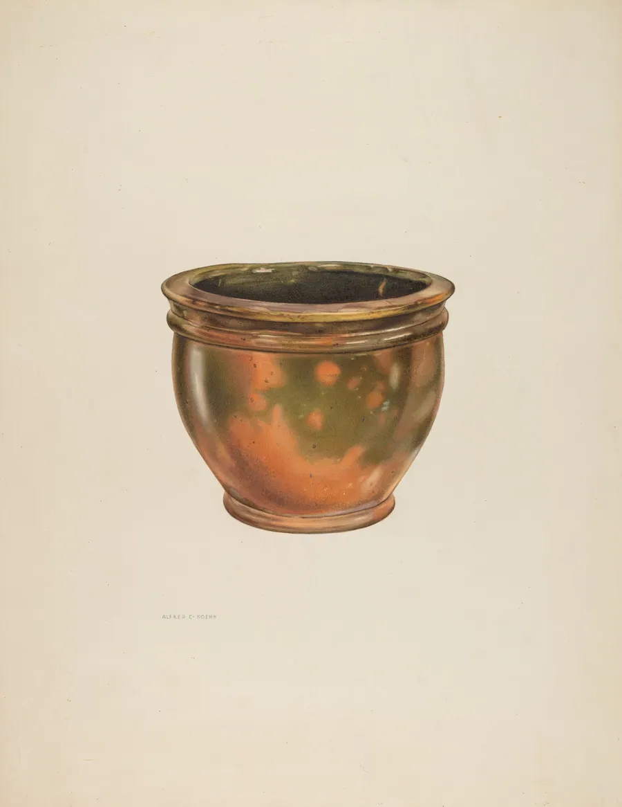 Galena Pottery (Bowl) by Alfred Koehn