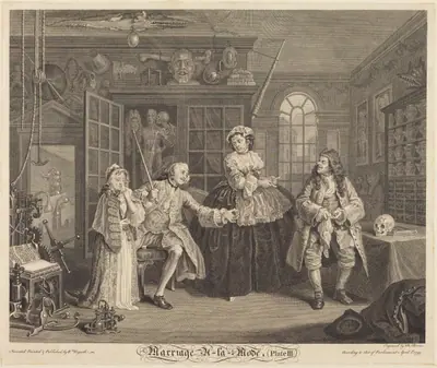 Marriage a la Mode: pl. 3