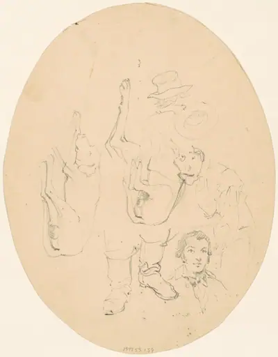Studies of Dogs and Men [verso]