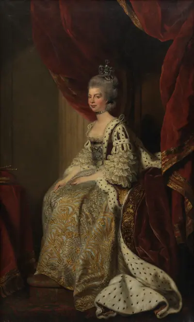 Charlotte Sofie af Mecklenburg-Strelitz. Kong Georg III's gemalinde