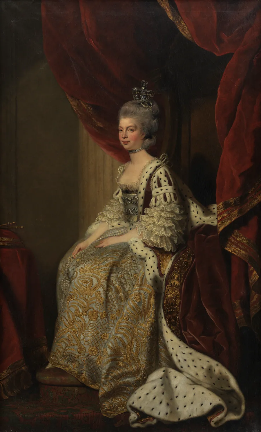 Charlotte Sofie af Mecklenburg-Strelitz. Kong Georg III's gemalinde by Ubekendt