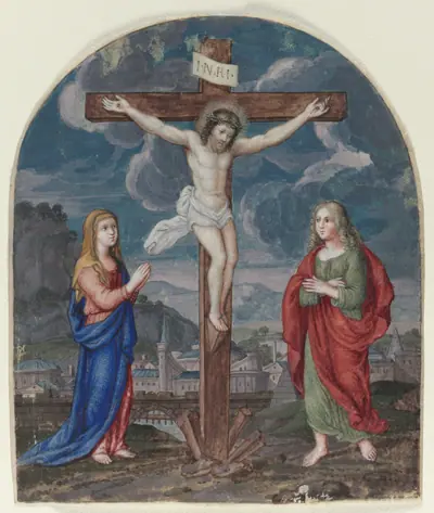 The Crucifixion: Miniature Excised from a Prayer Book