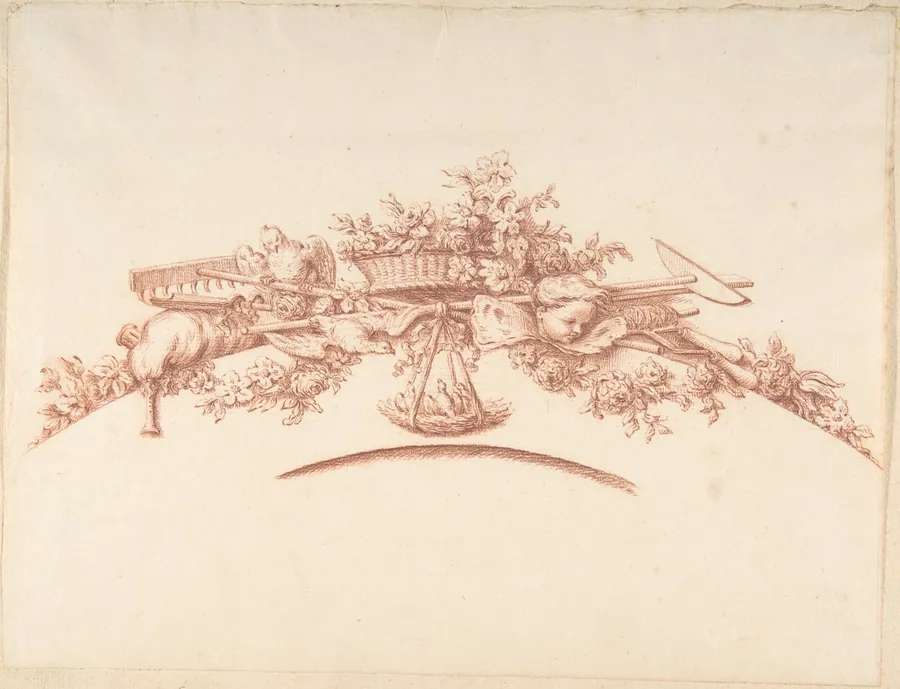 Preparatory Study for Plate 41 in "Maisons de plaisance," Vol. II by Jacques François Blondel