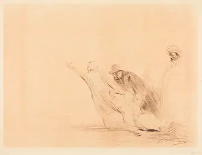 Le femme adultère (3e planche) (The Adulteress) (third plate)
