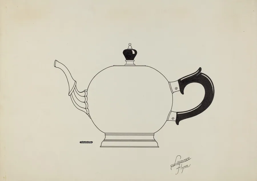 Silver Teapot by Lawrence Flynn