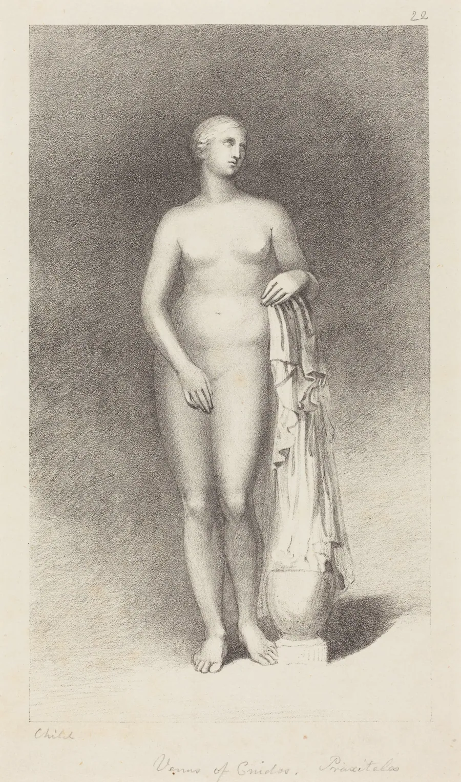 Venus of Cnidos, by Praxiteles by George Childs