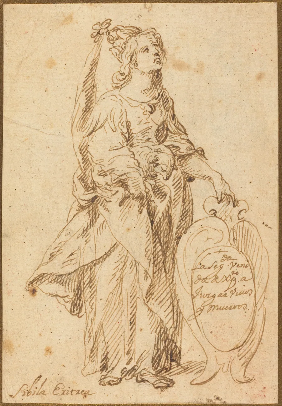 Eritrean Sibyl by Spanish 17th Century