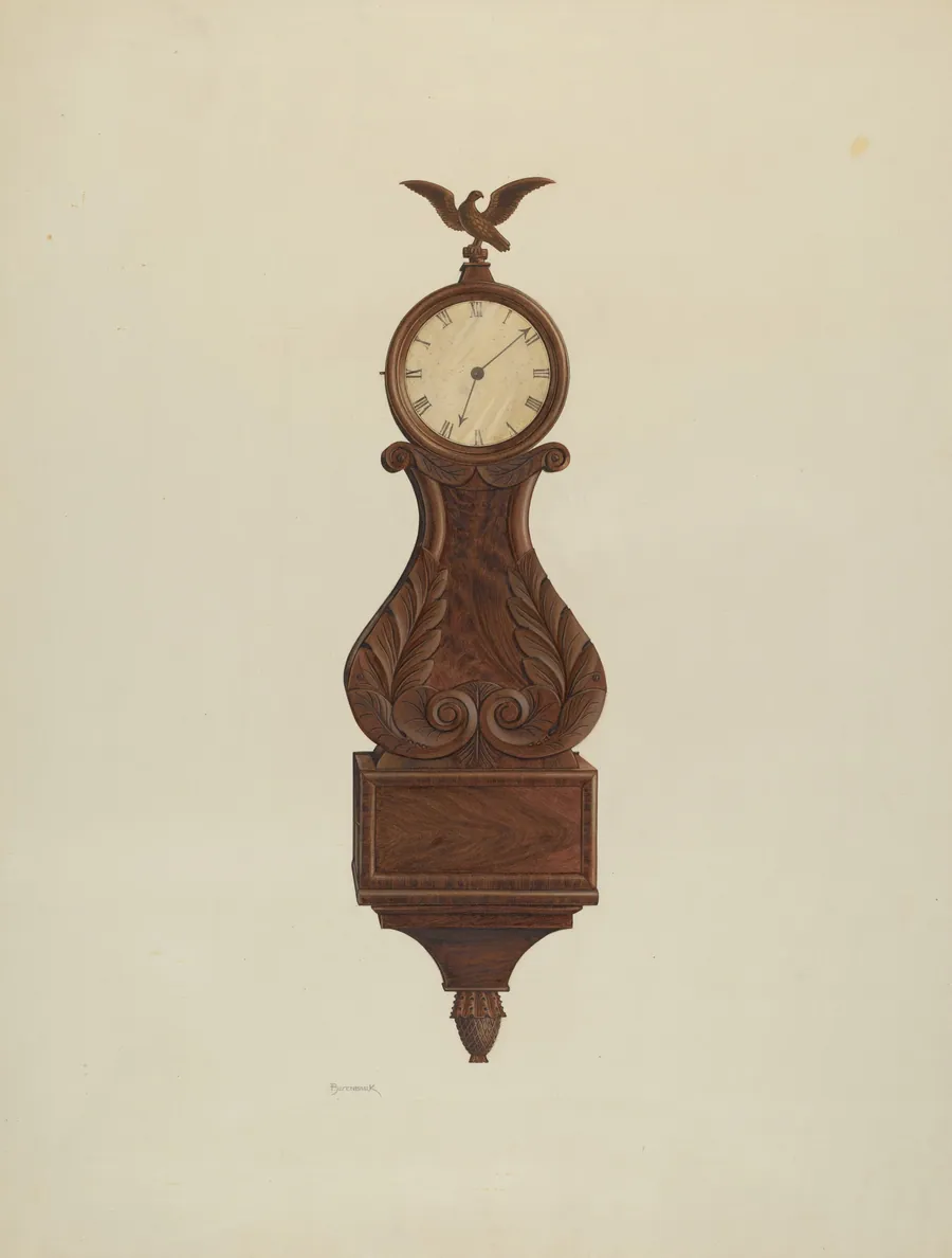 Wall Clock by Earnest Busenbark