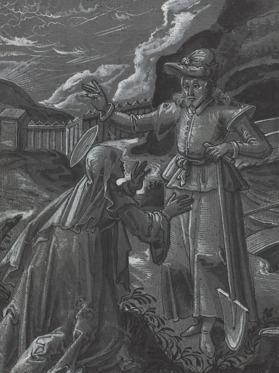 Noli Me Tangere [verso] by German 16th Century